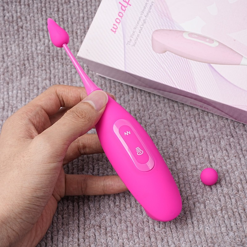 Sucking Vibrator G-spot Clit Dildo Women Massage Wand Oral Sex Toy Nipple Sucker