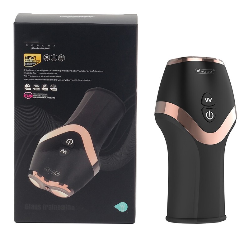 Penis Training Toy Male Masturbator Cup Sexual Endurance Prolonging With 12 Mode
