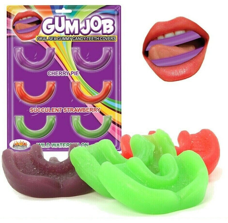 Gum Job Oral Sex Gummy Candy Teeth Covers Blow-job Enhancer for Couples – 6 PACK