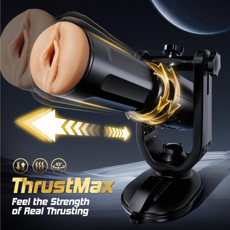 HandsFree Male Masturbators Sex Machine, Original 360°Adjustable Suction Moun... gallery