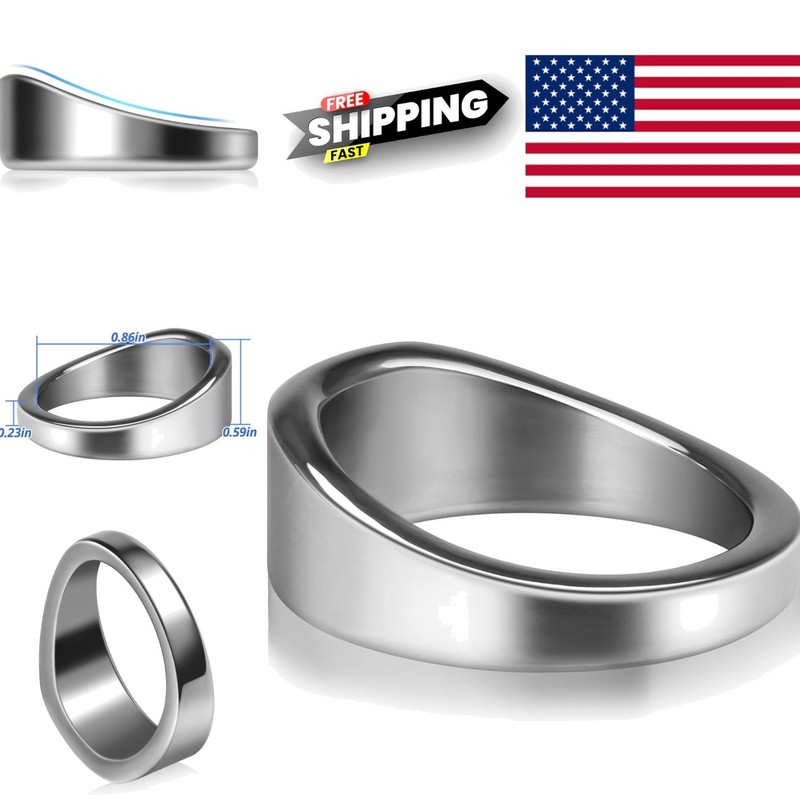 Cock Stretcher Ring Stainless Steel Irregular Design for Stronger Pleasure S