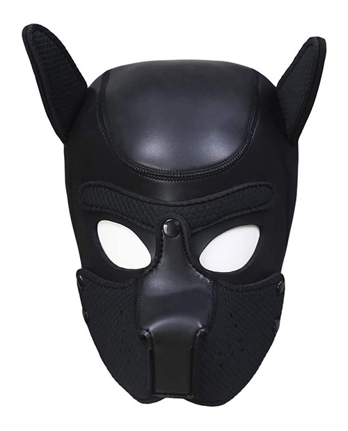 Shots Ouch Puppy Play Puppy Hood - Black gallery