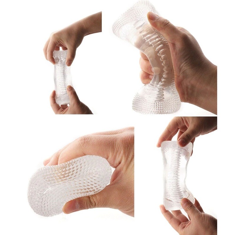 Jelly Male Masturbator Sleeve Stroker Pocket Pussy Stroker Sex Toys for Men gallery
