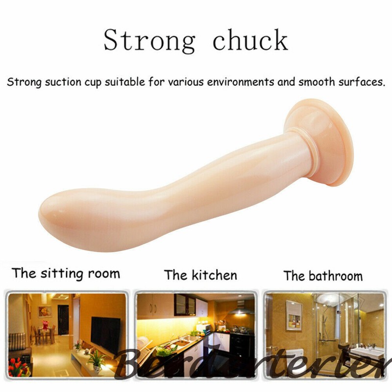 9.4"Huge Butt Plug Smooth Skin Dildo Dong Anal Dilator Adult Masturbator Sex Toy gallery