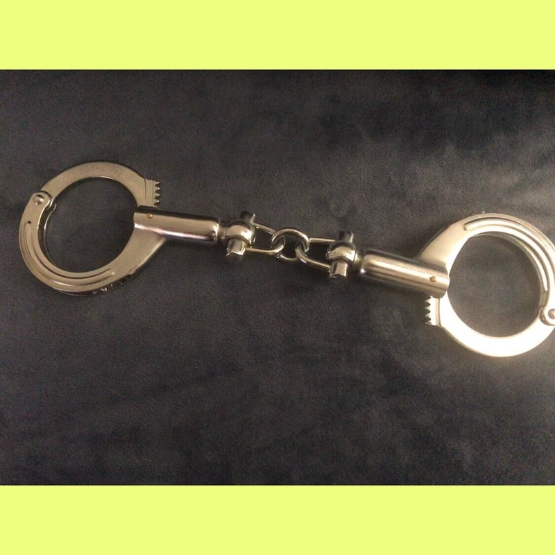Vintage Design Heavy Duty Handcuffs 2 Keys w/ Unique Concealed Locking Mechanism
