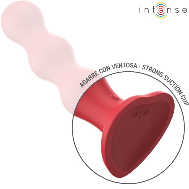 Intense Cody - Silicone Vibrator with Suction Cup and Red Remote Control gallery
