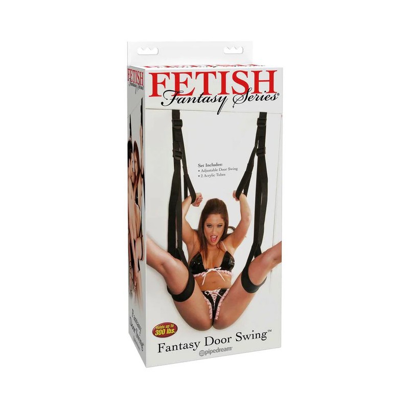 Pipedream FF Adjustable Fantasy Door Swing Black