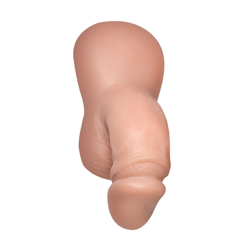 Strap U 3.6&Prime; Uncut Silicone Packer for Beginners, Men, Women, & Couples.