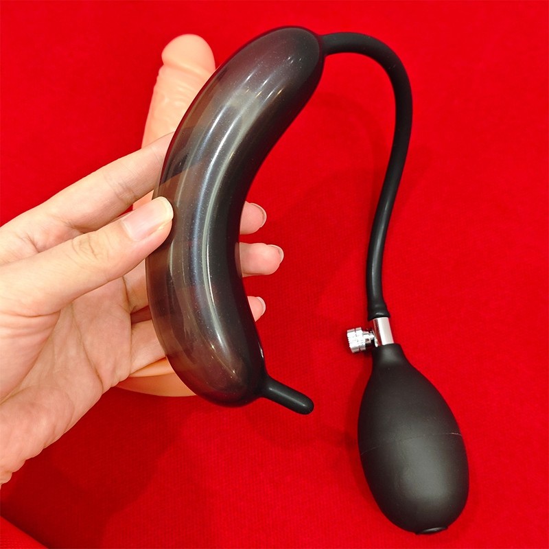 Male Inflatable Penis Plug Sounding Urethra Stimulate Cock Massager Sex Toys Men gallery