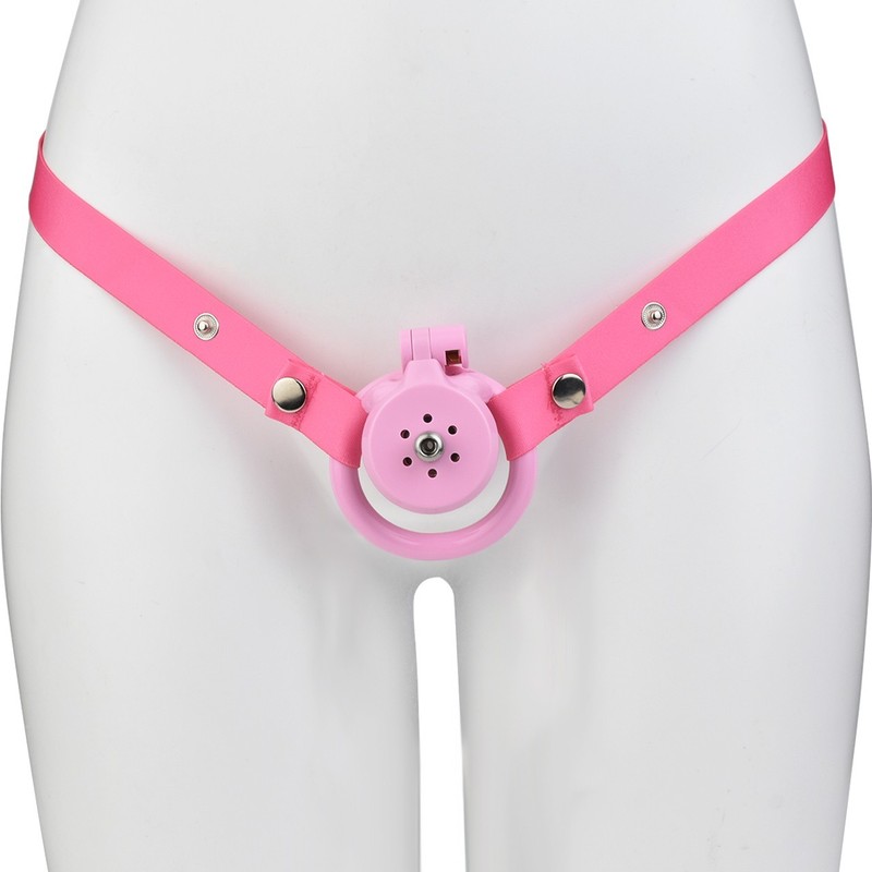 Resin Male Chastity Cage Penis Cage With Belt Metal Urethra Tube BDSM Lock Rings gallery