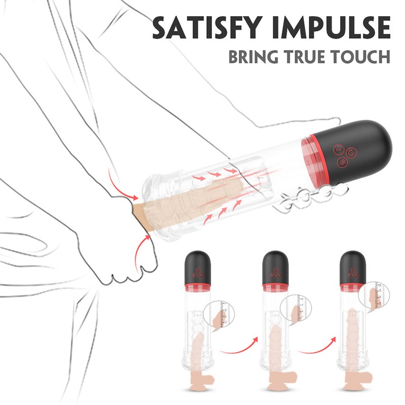 Automatic-Sucking-Oral-Sex-Machine-Male-Masturbator-Penis Pump-Stroker-for-Men gallery