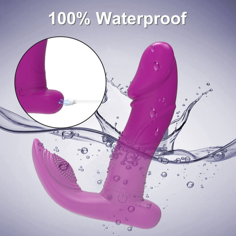 Butterfly Vibrator Wiggling Wearable G-Spot Dildo Remote Control Adult Sex Toys gallery
