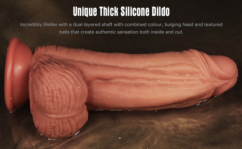 Silicone HUGE Realistic Thick Big Penis Dildo Dong Anal G-spot Sex Toy for Women gallery