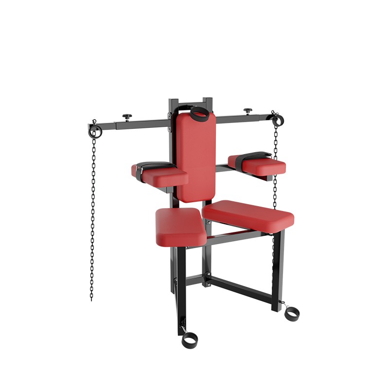 BDSM Kneeler Bondage Chair Total Restraint，Forced Positions，Furniture，Punishment