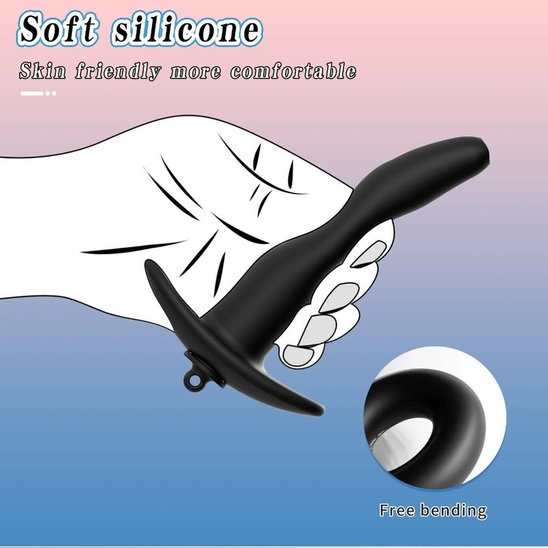 Anal Butt Plug Stretcher with Stopper Enema Butplug Vagina Ass Anus Dilator Bdsm gallery