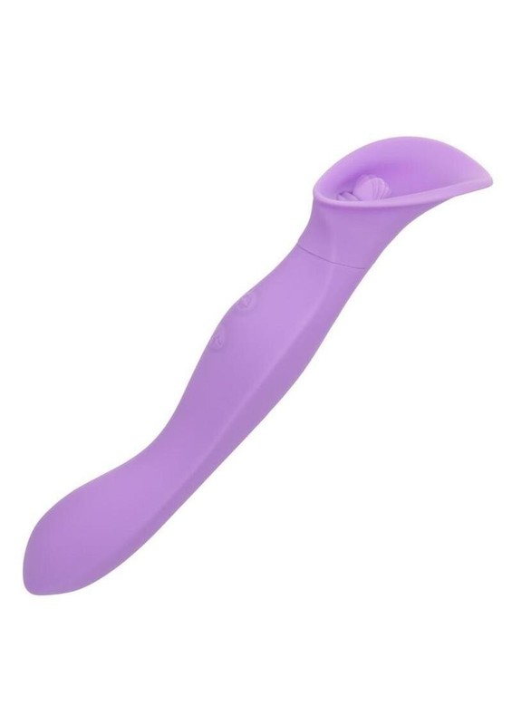 Cal Exotics Couture Collection Dual Flickering Wand Purple - Dual-Ended Vibrator gallery
