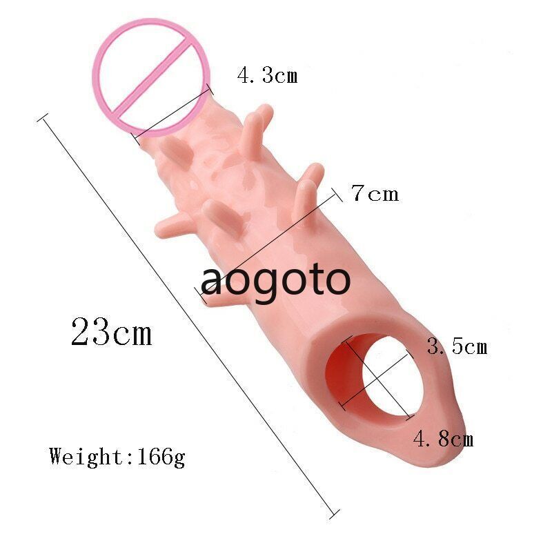Big Penis Extension Dick Enlargemen Sex Toys Sleeve Extender Condom Bied gallery