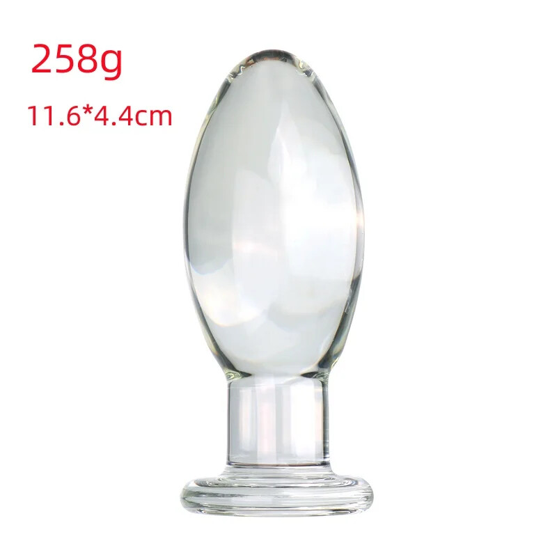 Glass Anal Plugs Large 780g Diameter 7cm Sex Toys Masturbator Training Lesbian