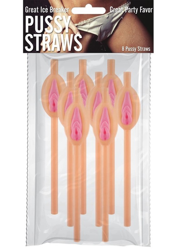 Bachelorette Party Supplies Pus*y Shaped Drinking Straw Cocktail Sipping Straws