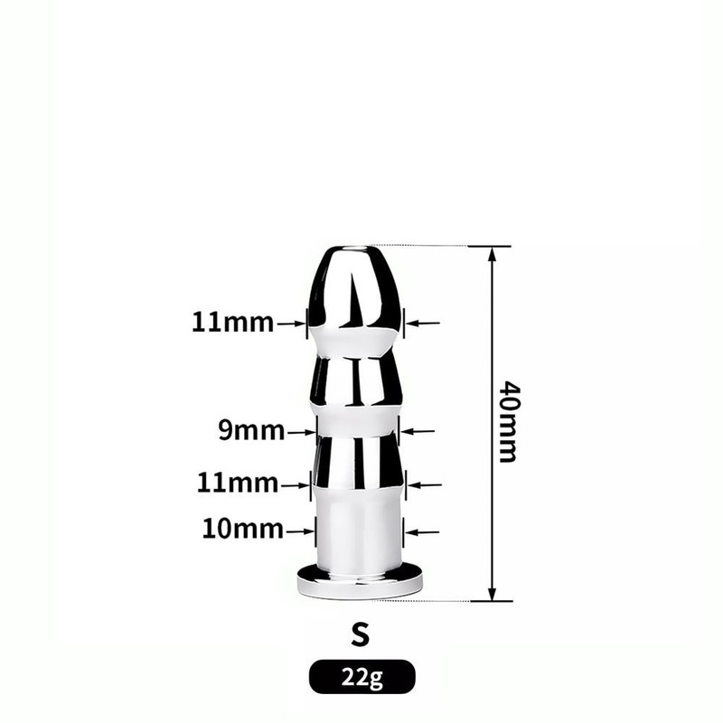 Hollow Penis Dilator Sounding Penis Plug Urethral Stretching Dilator Enhancer SM