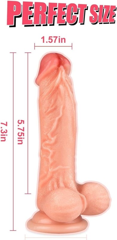 UTIMI – Gentle Ares – 7.3 » Body Safe Material G spot Adult Lifelike Dildo