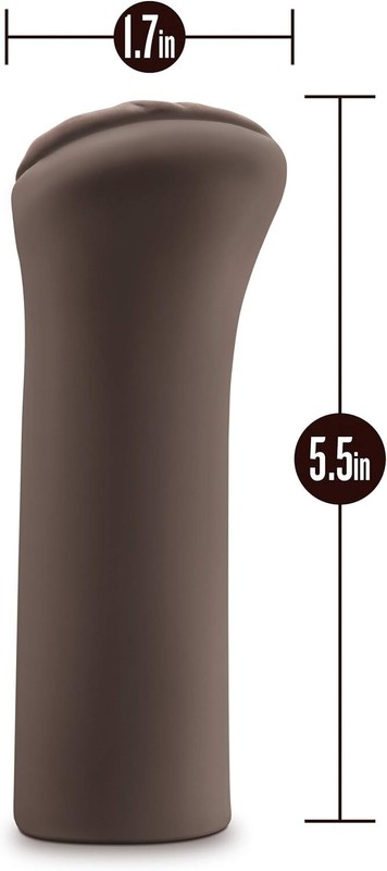 Eden Hot Chocolate 5.5'' Realistic Soft Vagina Flexible Masturbator Adult Toy gallery