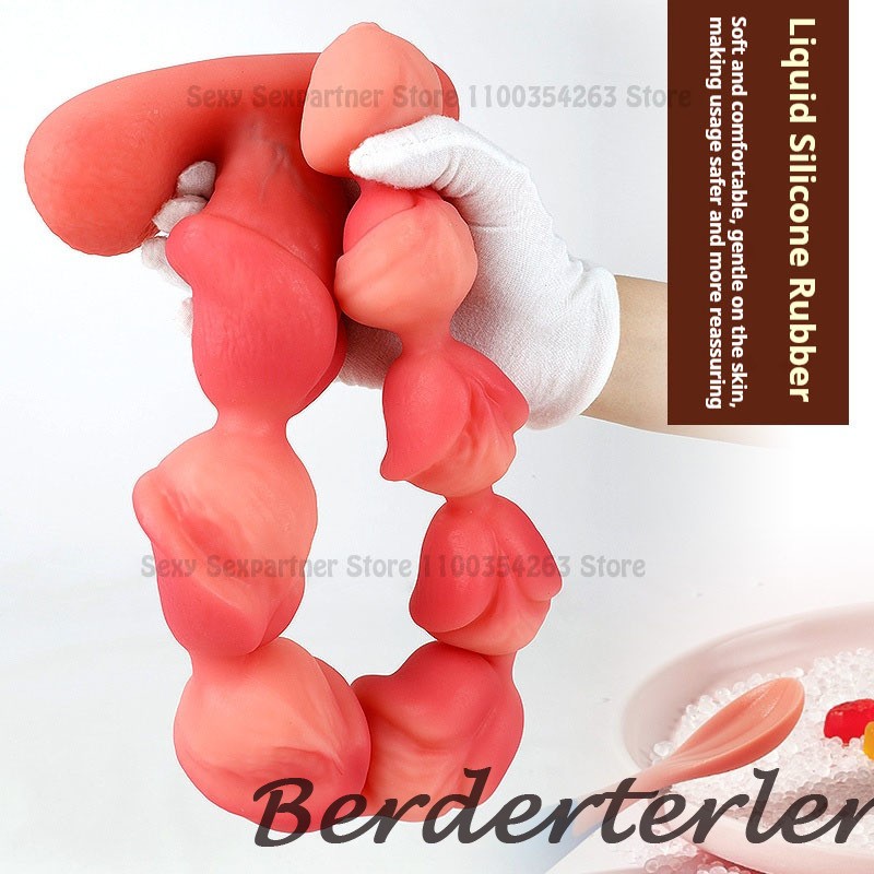 57cm Long Dildo Anal Beads Deep Stimulator Ass Butt Plug Anal Balls Sex Toys gallery