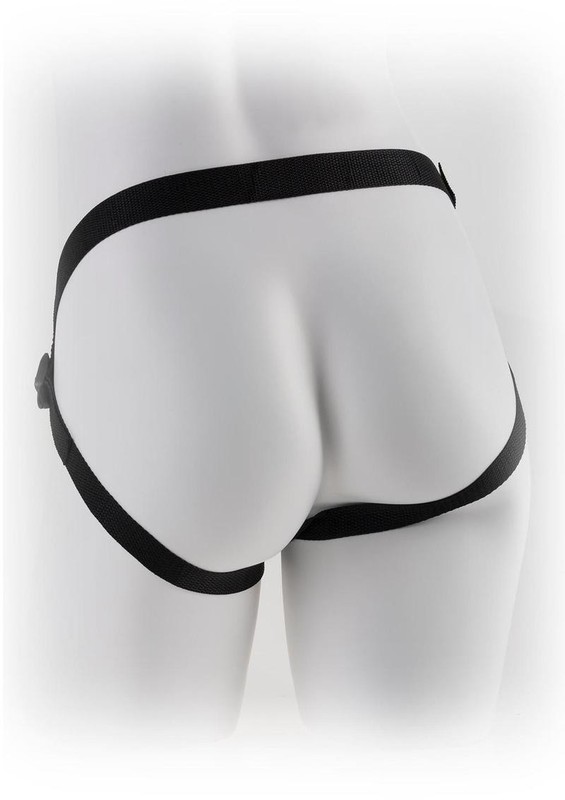 Fetish Fantasy Series Stay-Put Adjustable Harness - Black gallery