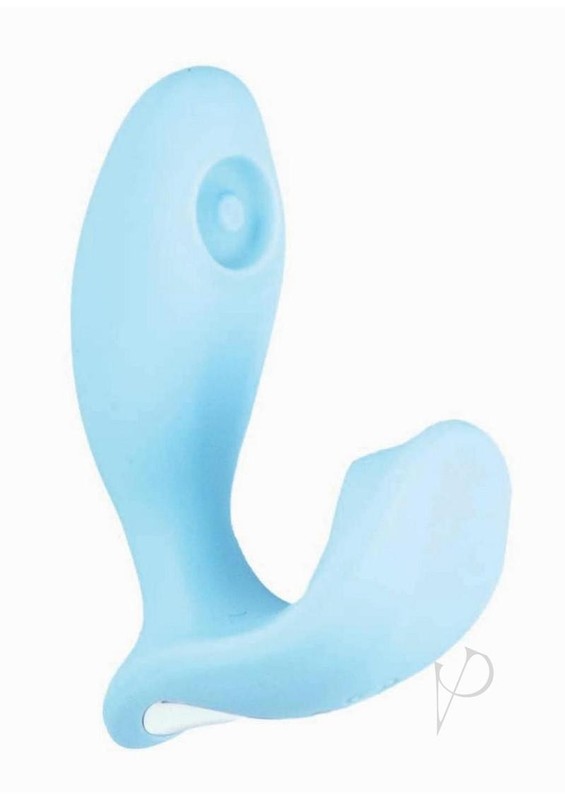 Sky Stratus Tapping Rechargeable Silicone Plug - Blue gallery