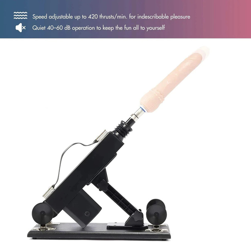 Powerful Love Sex Machine with 2 Extension Rod&Realistic toy gallery