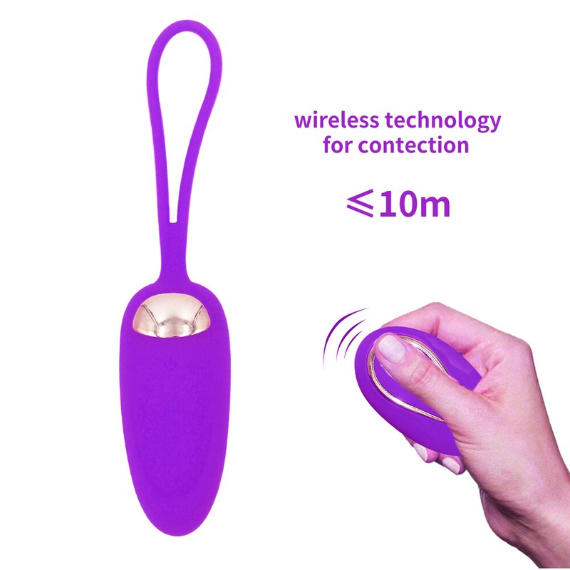 Wireless Remote Control Vibration Egg USB Charging Frequency Conversion Massager gallery