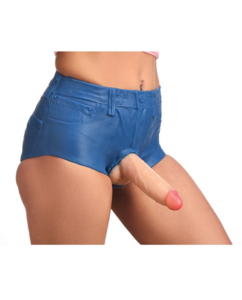 XR Strap U Booty Shorts Silicone Dildo Harness, 6-Inch, Large gallery