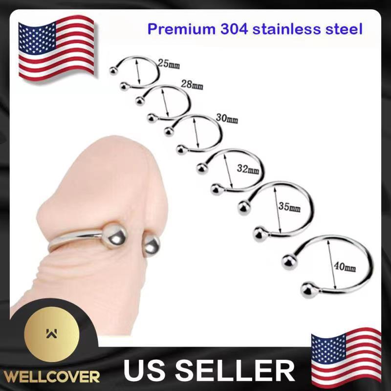 Stainless Steel Penis Ring Cock Rings Delay Ejaculation Erection aid Sex Toy