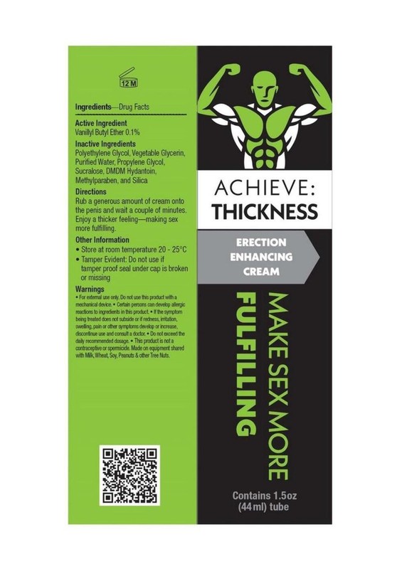 Achieve Thickness Erection Enhancing Cream Girth Booster gallery