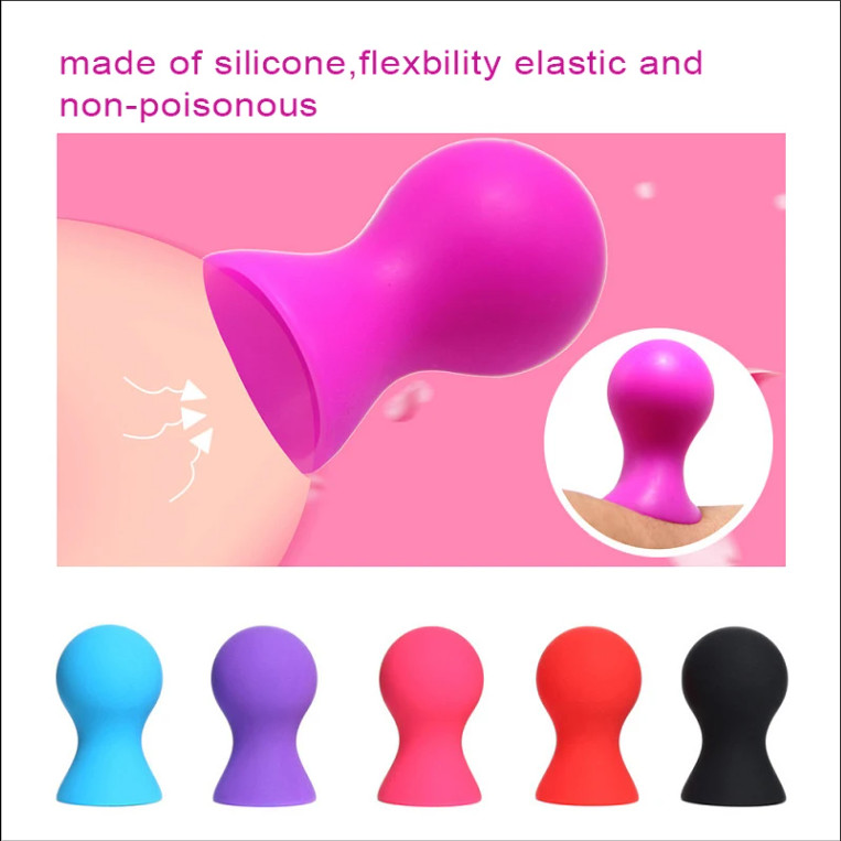 Breast Enhancer Sucker Female Enlargement Pump Suction Nipple Massager Sex Toys gallery