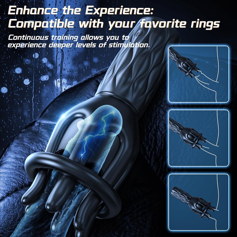 Male Masturbator Sex Toys for Men Male Sex Toy with 3 Strength 7 Vibration M... gallery