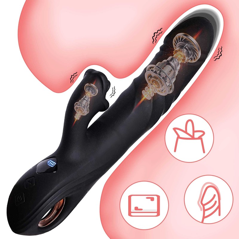 Screen Display Thrusting Vibrator-Dildo-Clit-G-Spot-Massager-Recharge-Anal-Plug gallery
