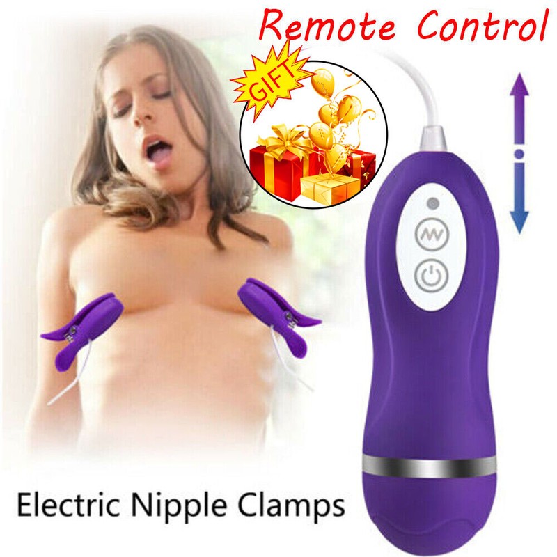 Female-Nipple-Clamps-Vibrator-Electric-Clit-Massager-Oral-Sex-Toy-for Couples