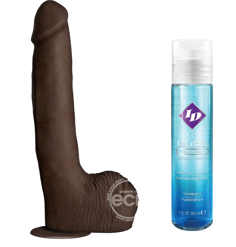Rob Piper Ultraskin 10.5 Inch Realistic Cock Porn Star Dildo Suction Cup w Lube