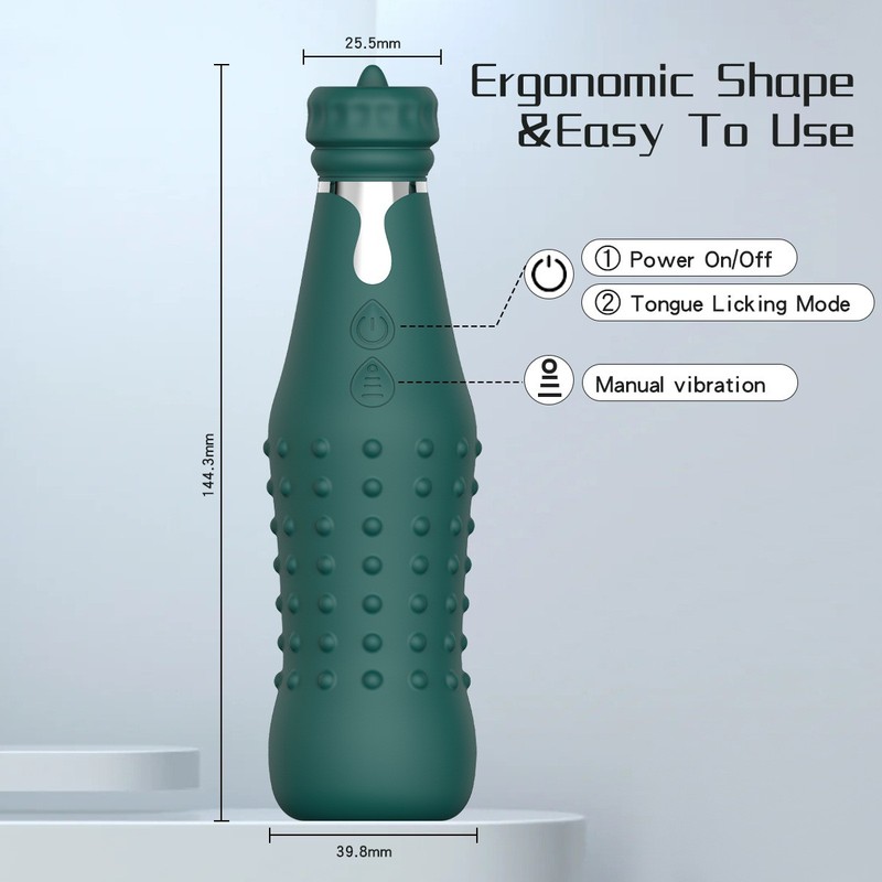 Women's AV double-head synthetic bottle massager for masturbation, adult product gallery