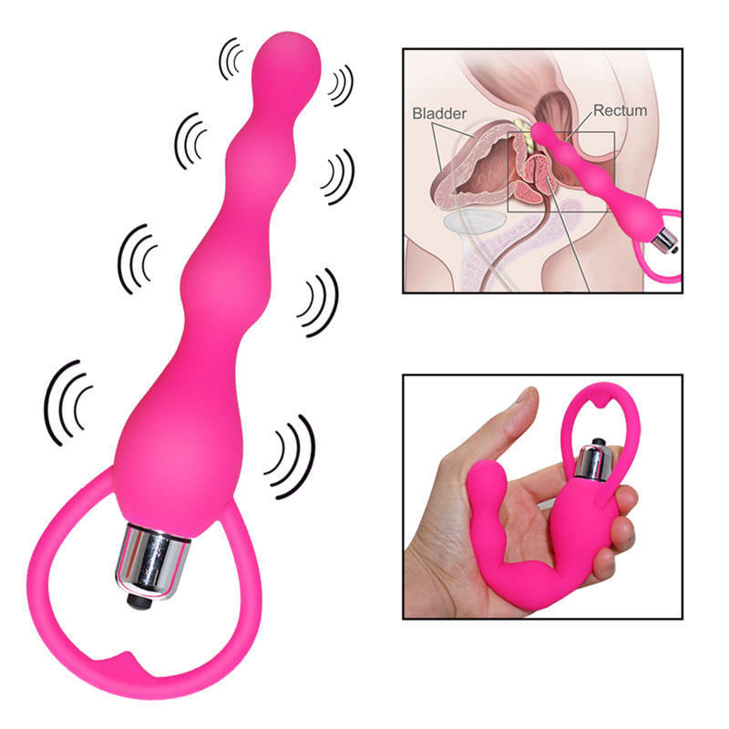 Anal Sex-toys for Women Men Couples Vibrating Butt Plug Beads Sex Toys Massager gallery