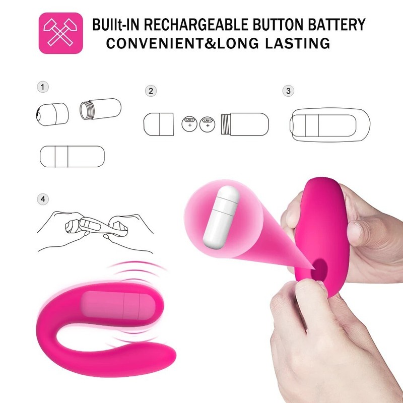 Vibrator-Bullet-G-Spot-Dildo-Anal-Plug-Clit-Massager-Powerful-Sex-Toy-for-Couple gallery