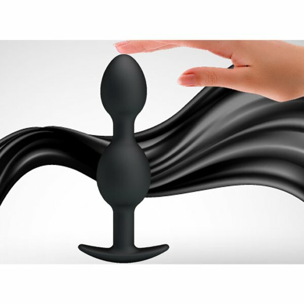 Beginner Small Wearable Anal Beads Butt Plug with Inner Rotating Balls gallery