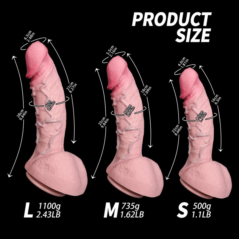 8"-11" Big Realistic Dildo Suction Cup Thick Dong Huge Penis Anal Sex Toys Women gallery