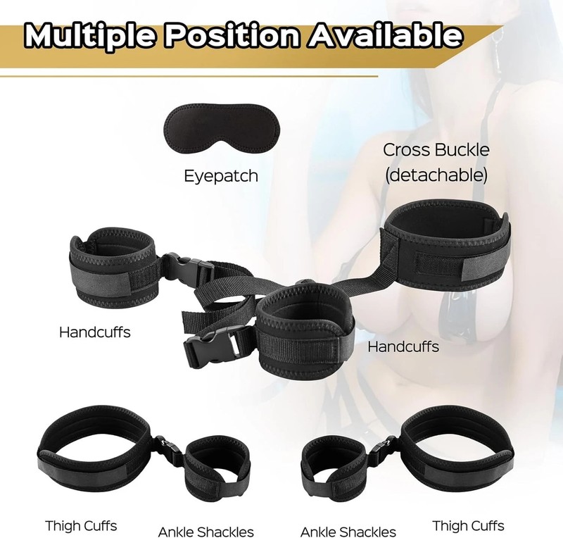 Sex Toys Bondage BDSM Restraints Set Sex Toy for Women Men Adjustable Sex Straps gallery