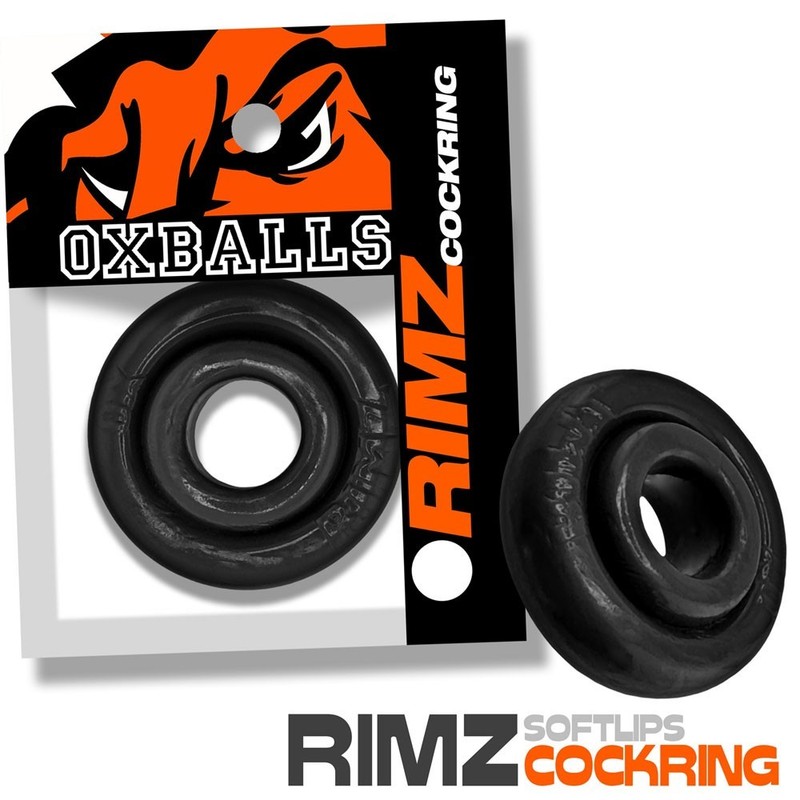 Oxballs Rimz Big Cock Ring Black