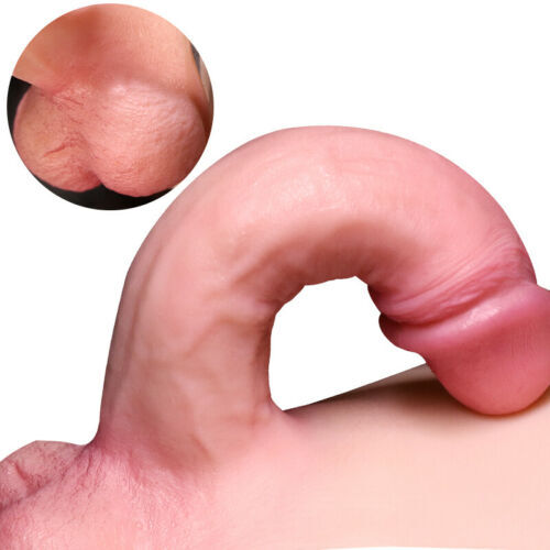 Strap-on Realistic Dildo Hollow/Solid Silicone Penis Wear Pants Sex Toys for Les gallery