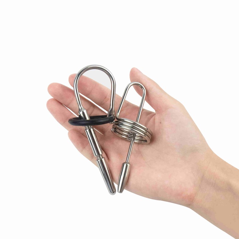 MALE Dilator Urethral Sounding Penis Plug Bead Dilator Stainless Steel Stretcher gallery