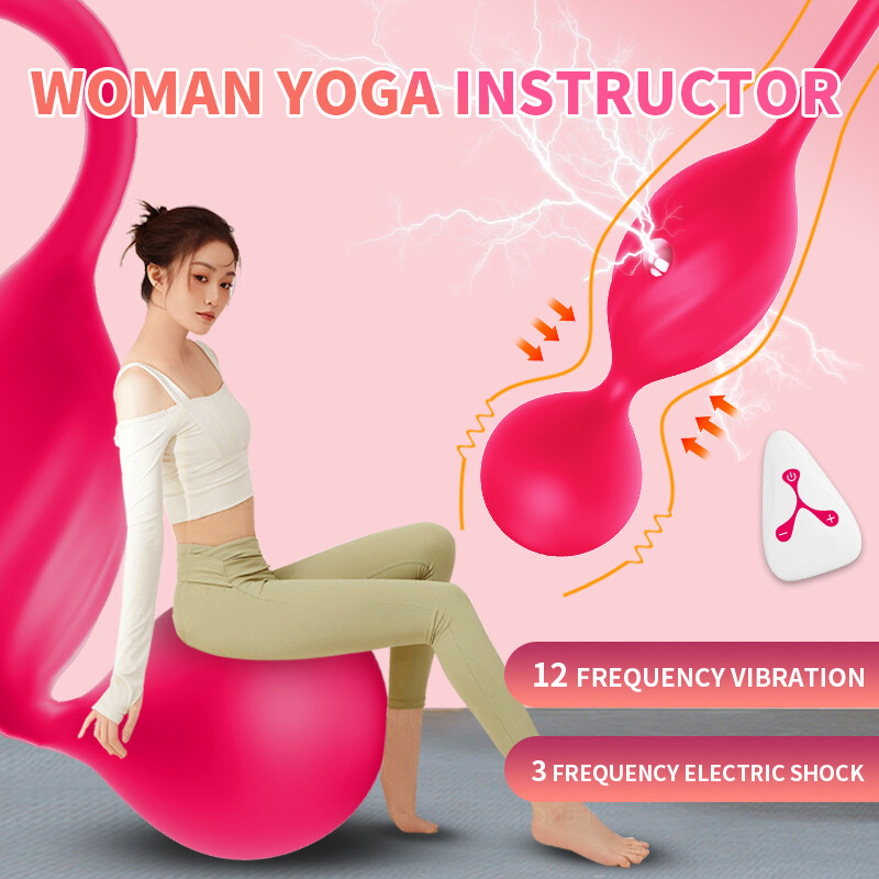 Remote Control Kegel Exerciser Ben Wa Balls Pelvic Yoga Bladder Control Weights