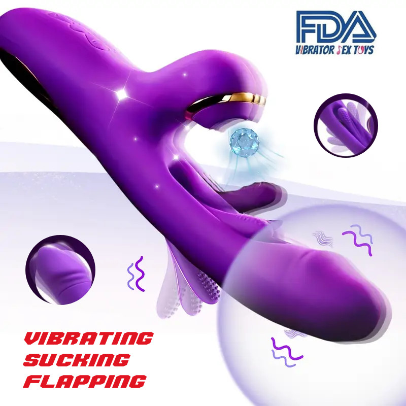 Tapping Patting Sucking Vibrator for Women Clit G-spot Stimulator Dildo Sex Toys